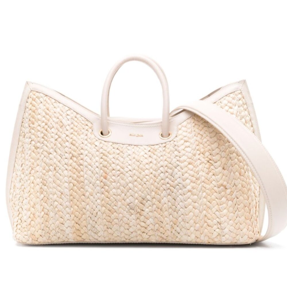 Cult Gaia Idalia interwoven tote bag